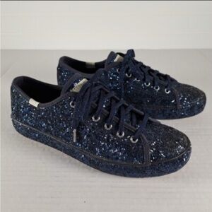 Kate Spade Blue Speckled Sneakers
